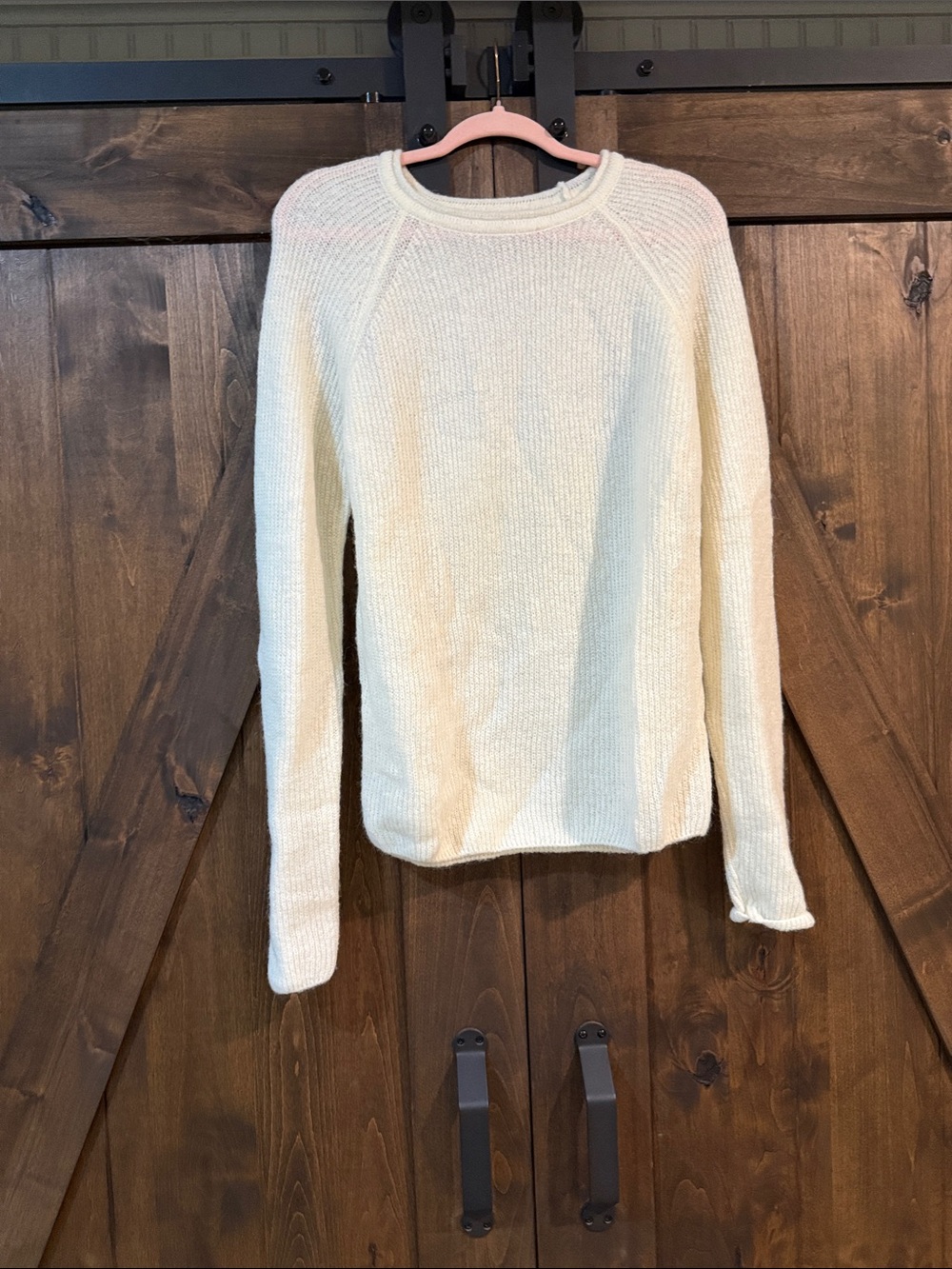Cream Knit Women's Sweater